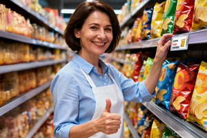 bluxone Elektronik Raf Etiketi